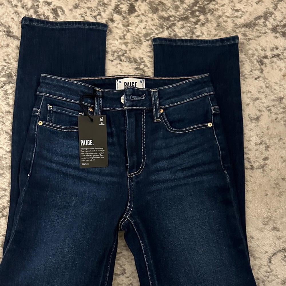 PAIGE Women's Deep Indigo Skinny Jeans